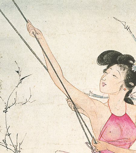 建阳-胡也佛的仕女画和最知名的金瓶梅秘戏图